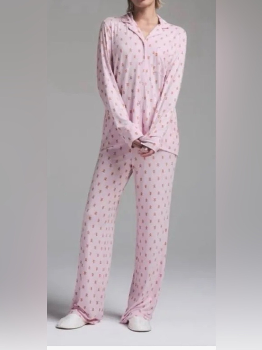 SKIMS gingerbread pajama set, Medium